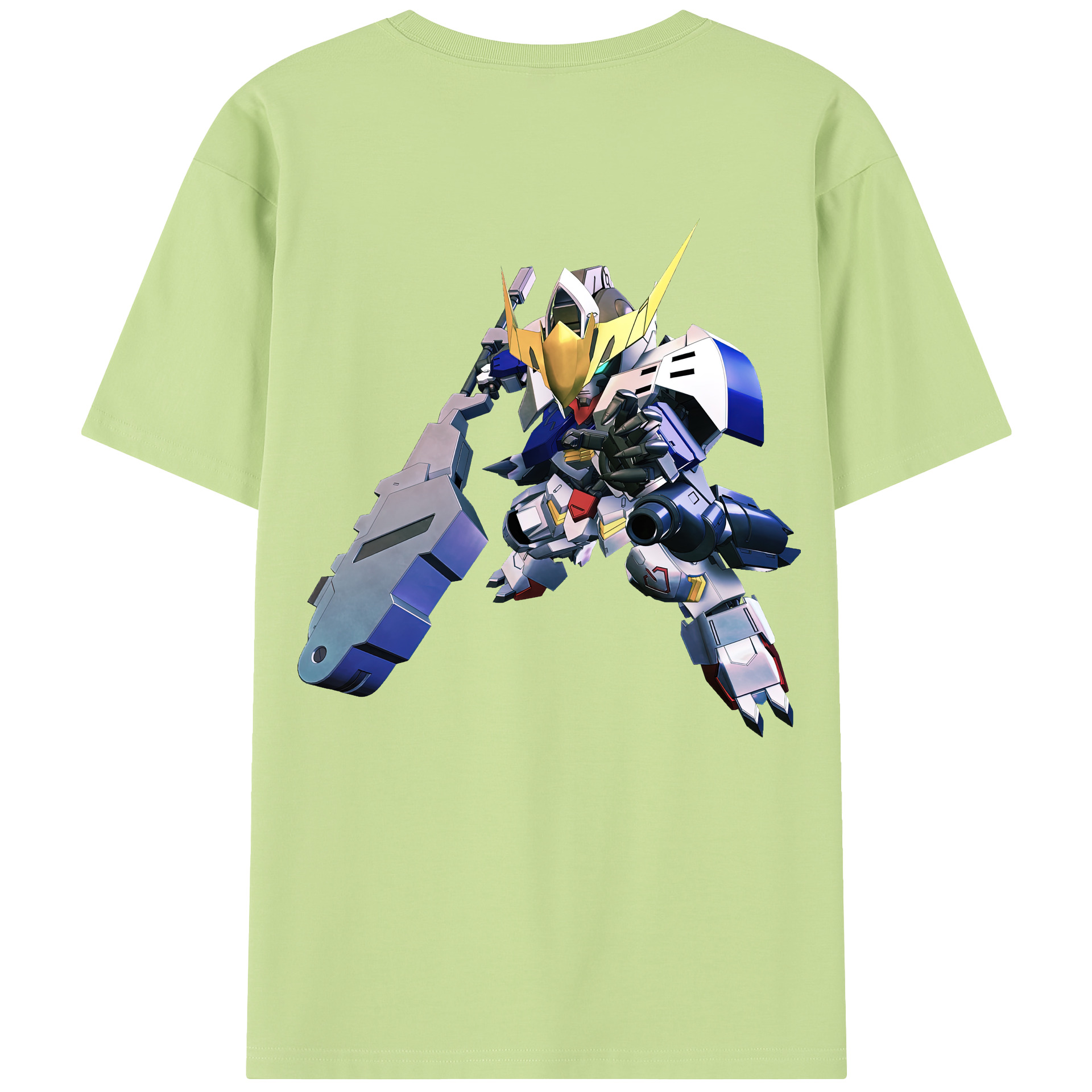（画像用） 機動戦士ガンダム Mobile Suit Gundam 綿100％半袖Tシャツ（背面プリント）